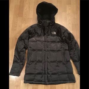 NORTH FACE TRANSIT 600 Goose Down Parka Gray Large